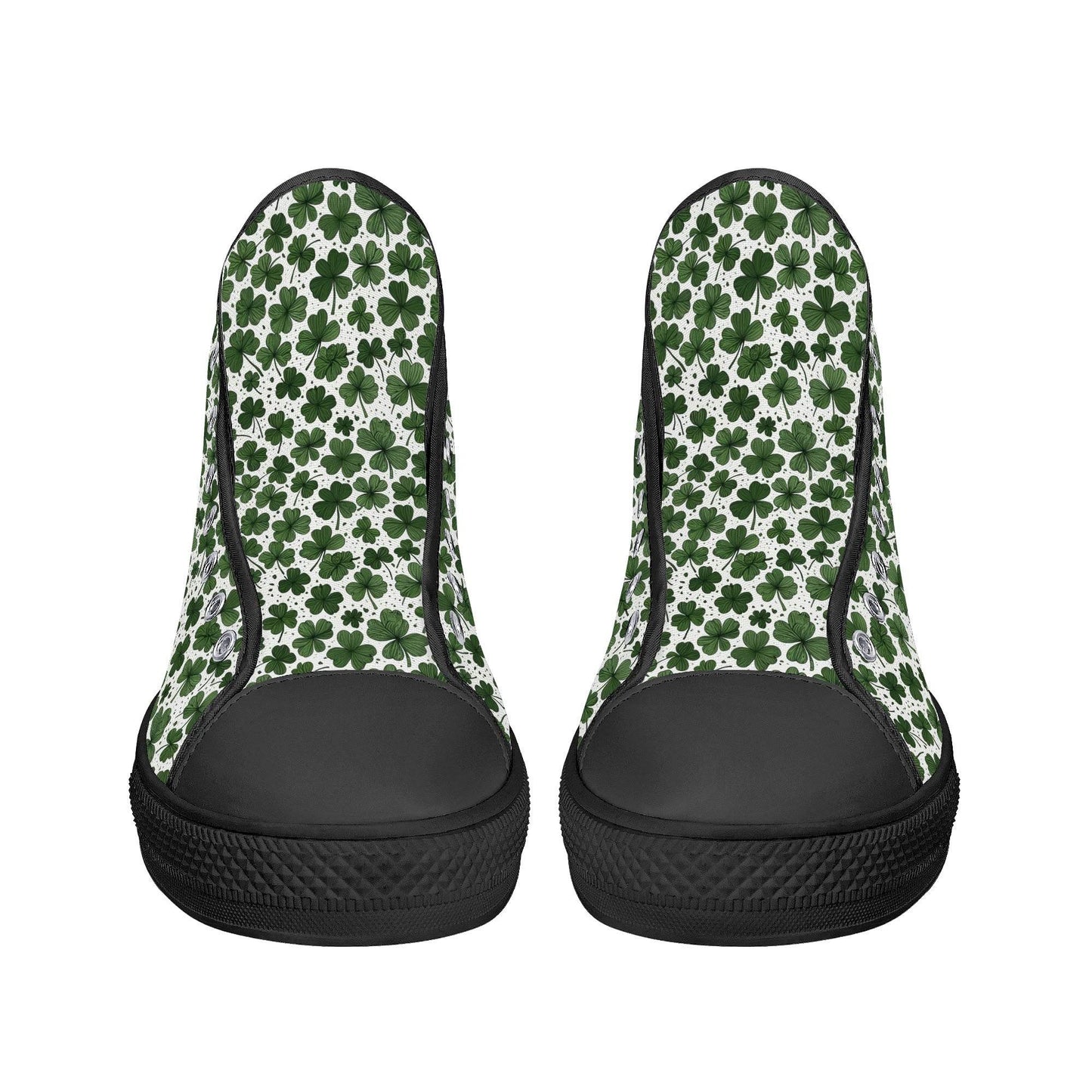 Clovers Women's High Top Canvas Shoes - DeRose Seasonal