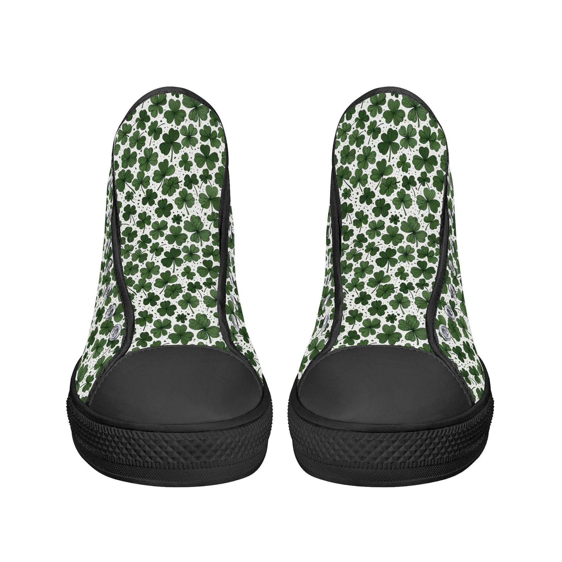 Clovers Women's High Top Canvas Shoes - DeRose Seasonal