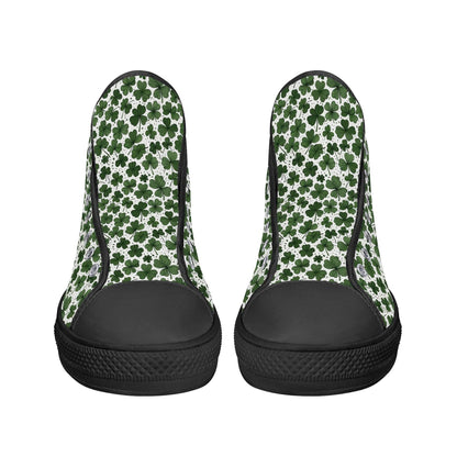 Clovers Women's High Top Canvas Shoes - DeRose Seasonal