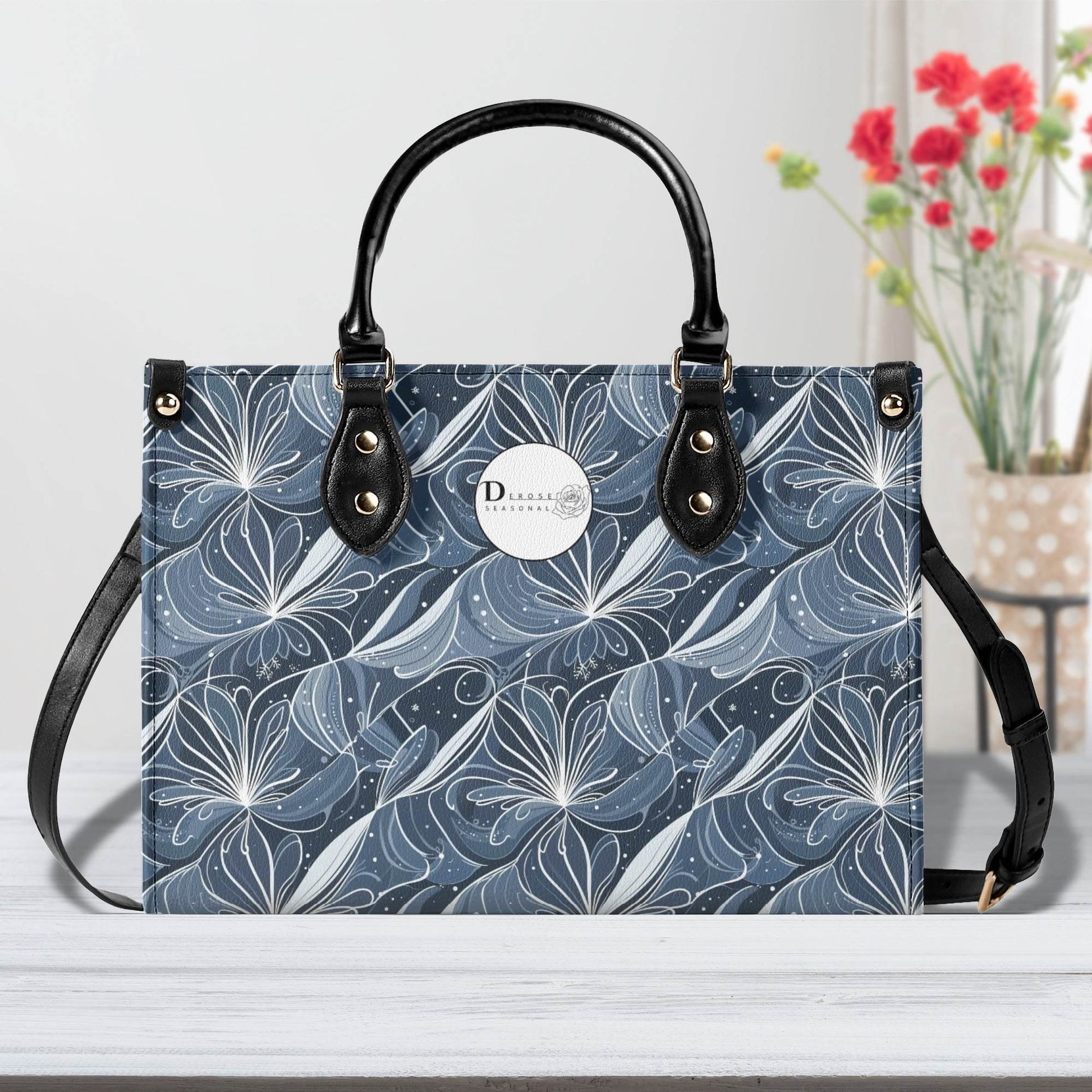Cold Wind Luxury Women Leather Handbag (3 sizes) - DeRose Seasonal