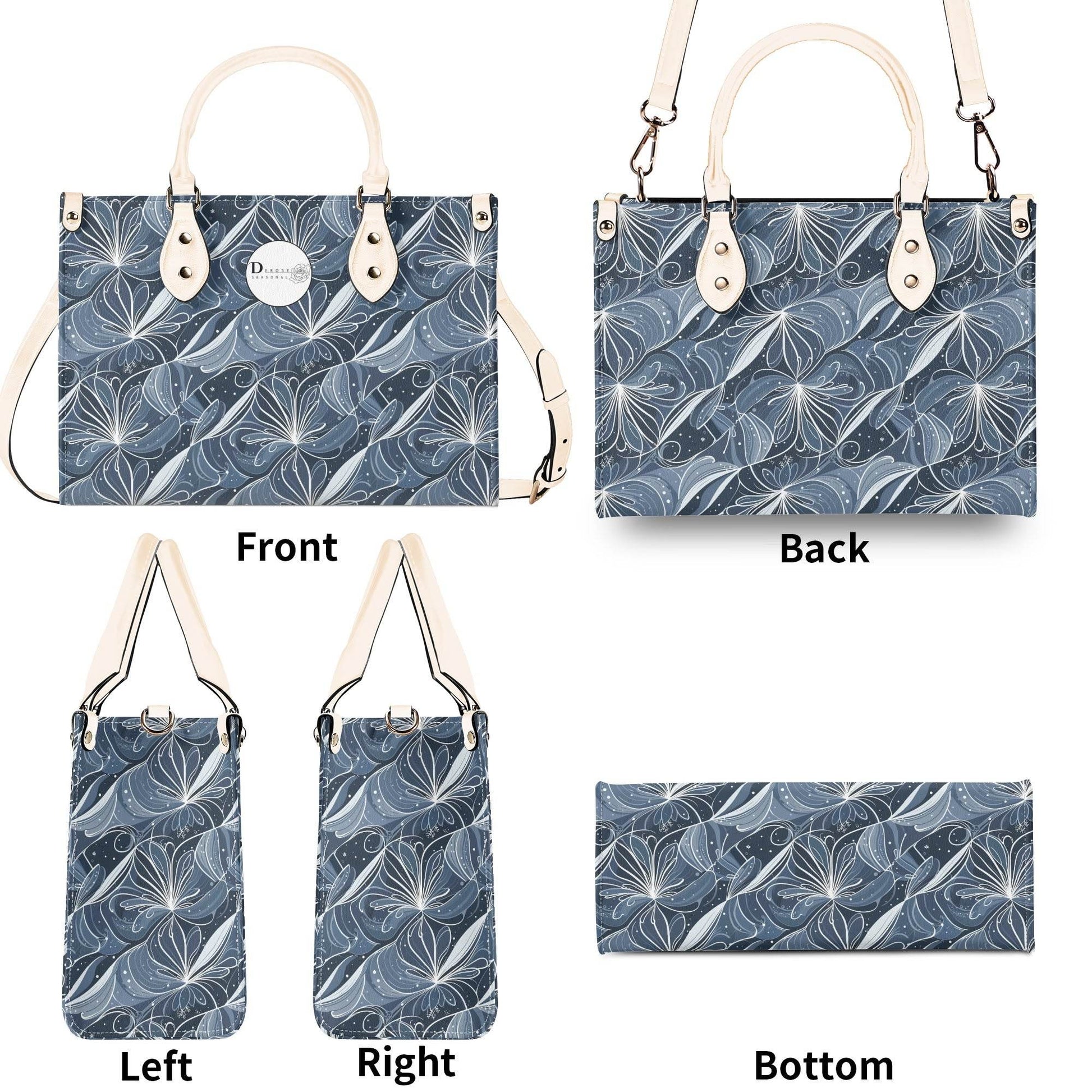 Cold Wind Luxury Women Leather Handbag (3 sizes) - DeRose Seasonal