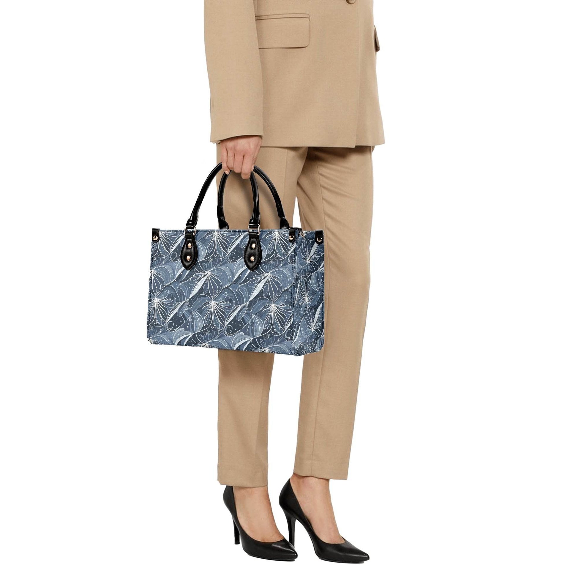 Cold Wind Luxury Women Leather Handbag (3 sizes) - DeRose Seasonal