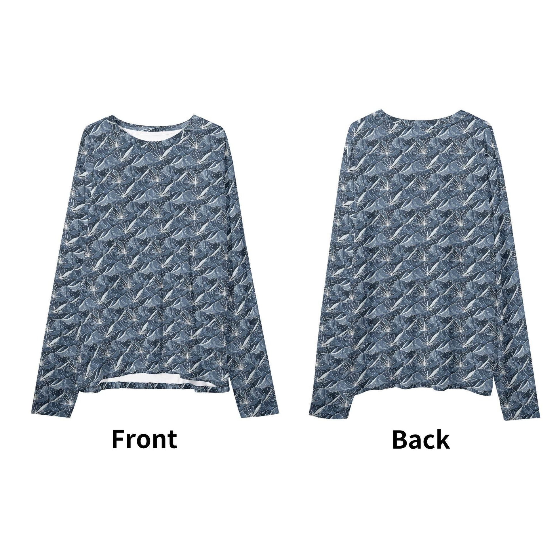 Cold Wind Unisex Adult Lightweight Crewneck Sweater shirt Long Sleeve Pullover Shirt - DeRose Seasonal