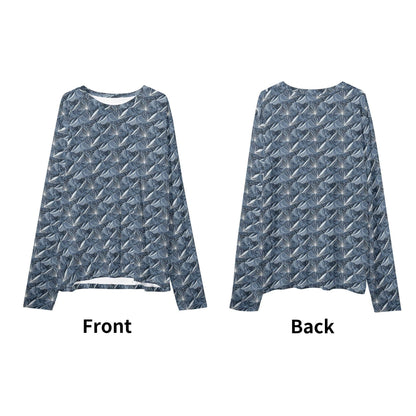 Cold Wind Unisex Adult Lightweight Crewneck Sweater shirt Long Sleeve Pullover Shirt - DeRose Seasonal