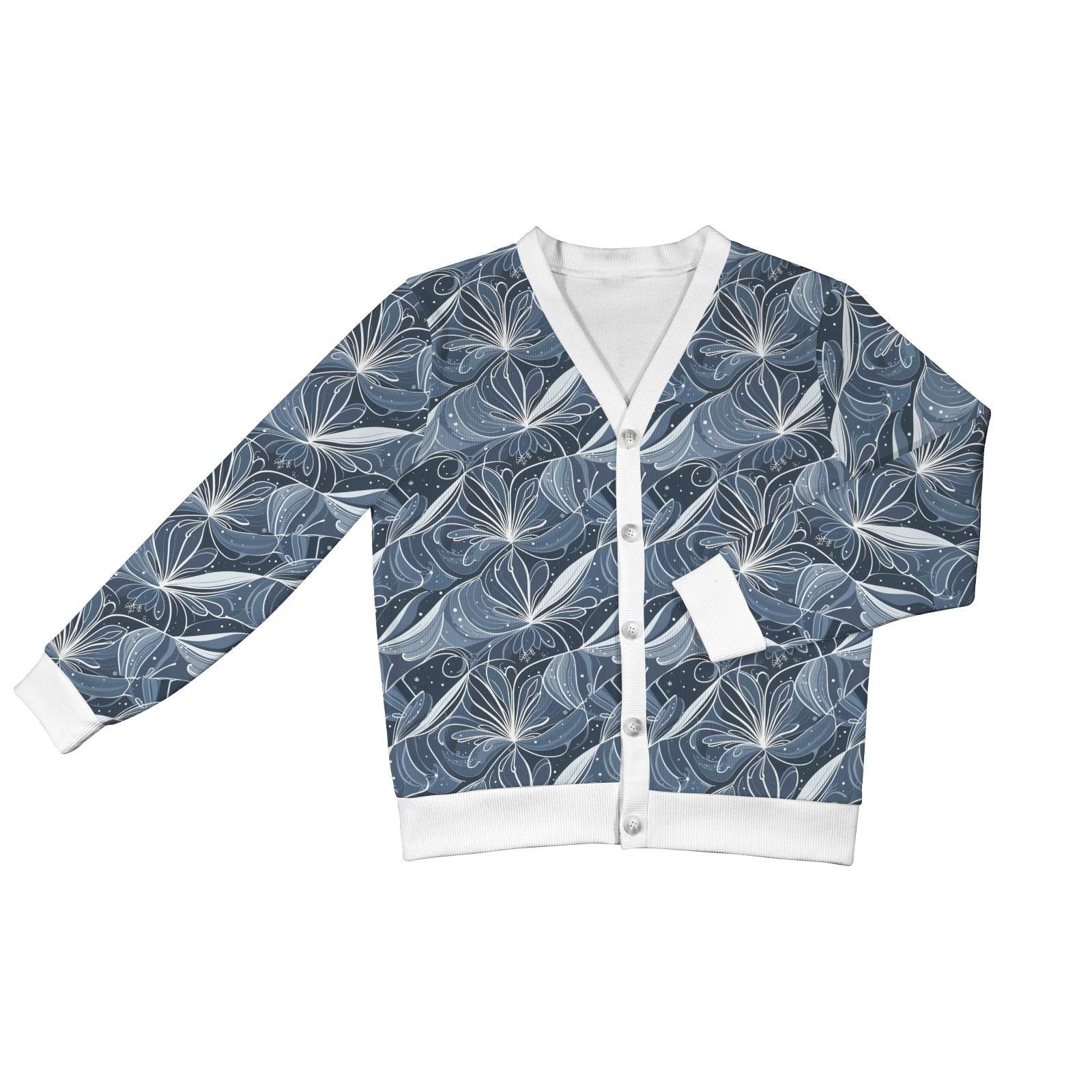 Cold Wind Women's Cardigan Button Sweater Custom Women's Cardigan (Model H73) - DeRose Seasonal