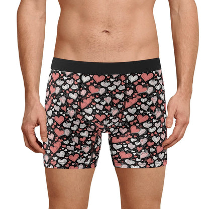 Colorful Hearts Men's Classic Stretch Trunks & Underwear - DeRose Seasonal