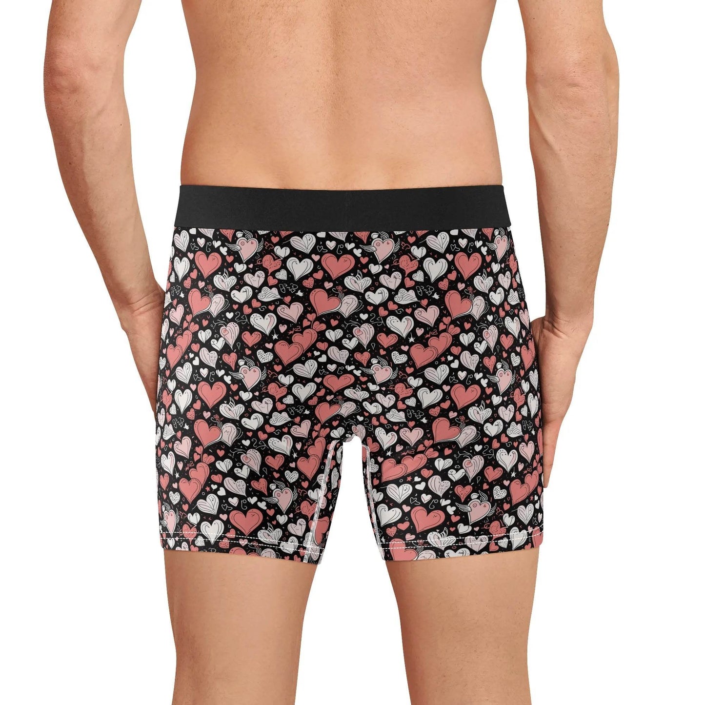 Colorful Hearts Men's Classic Stretch Trunks & Underwear - DeRose Seasonal