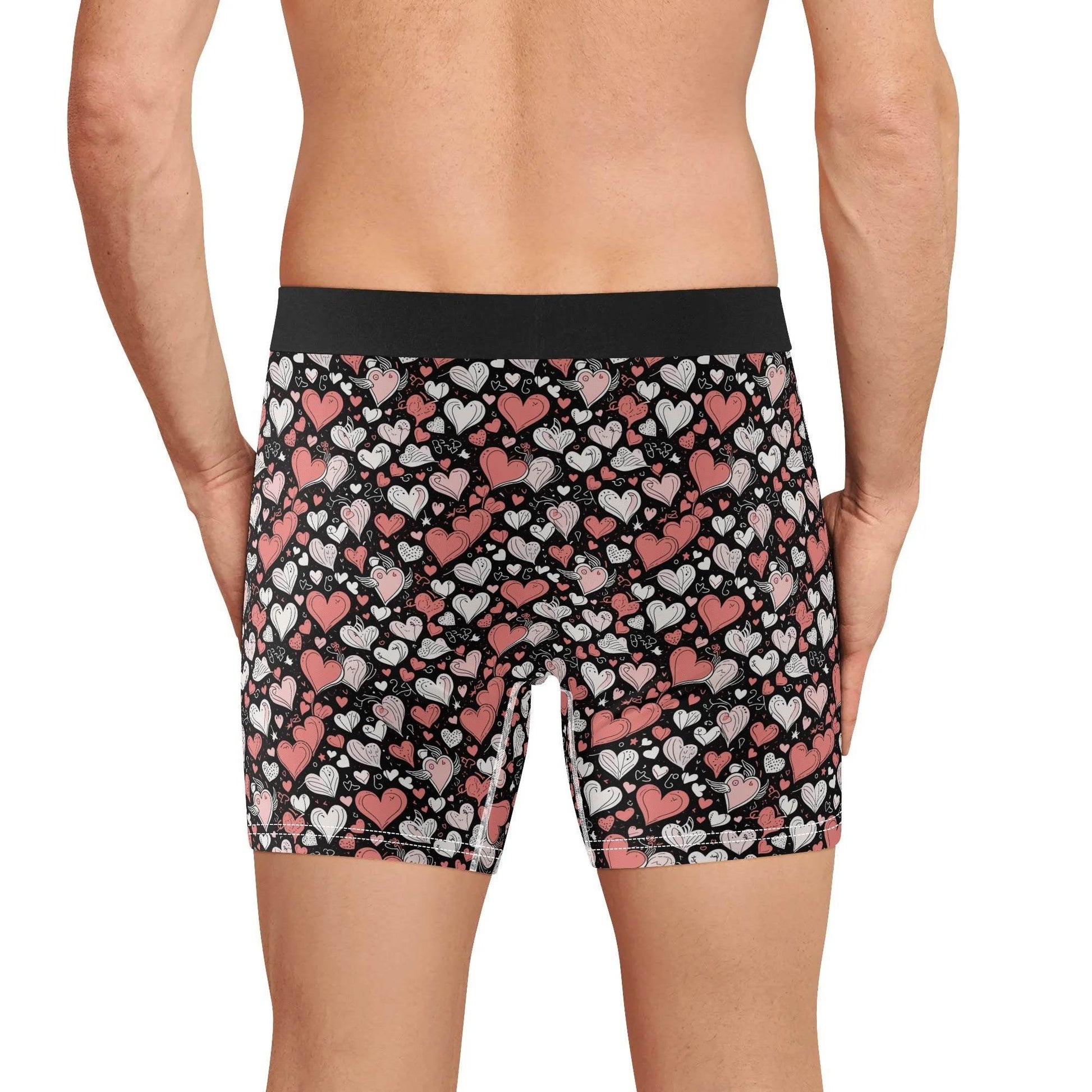 Colorful Hearts Men's Classic Stretch Trunks & Underwear - DeRose Seasonal