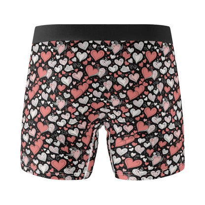 Colorful Hearts Men's Classic Stretch Trunks & Underwear - DeRose Seasonal