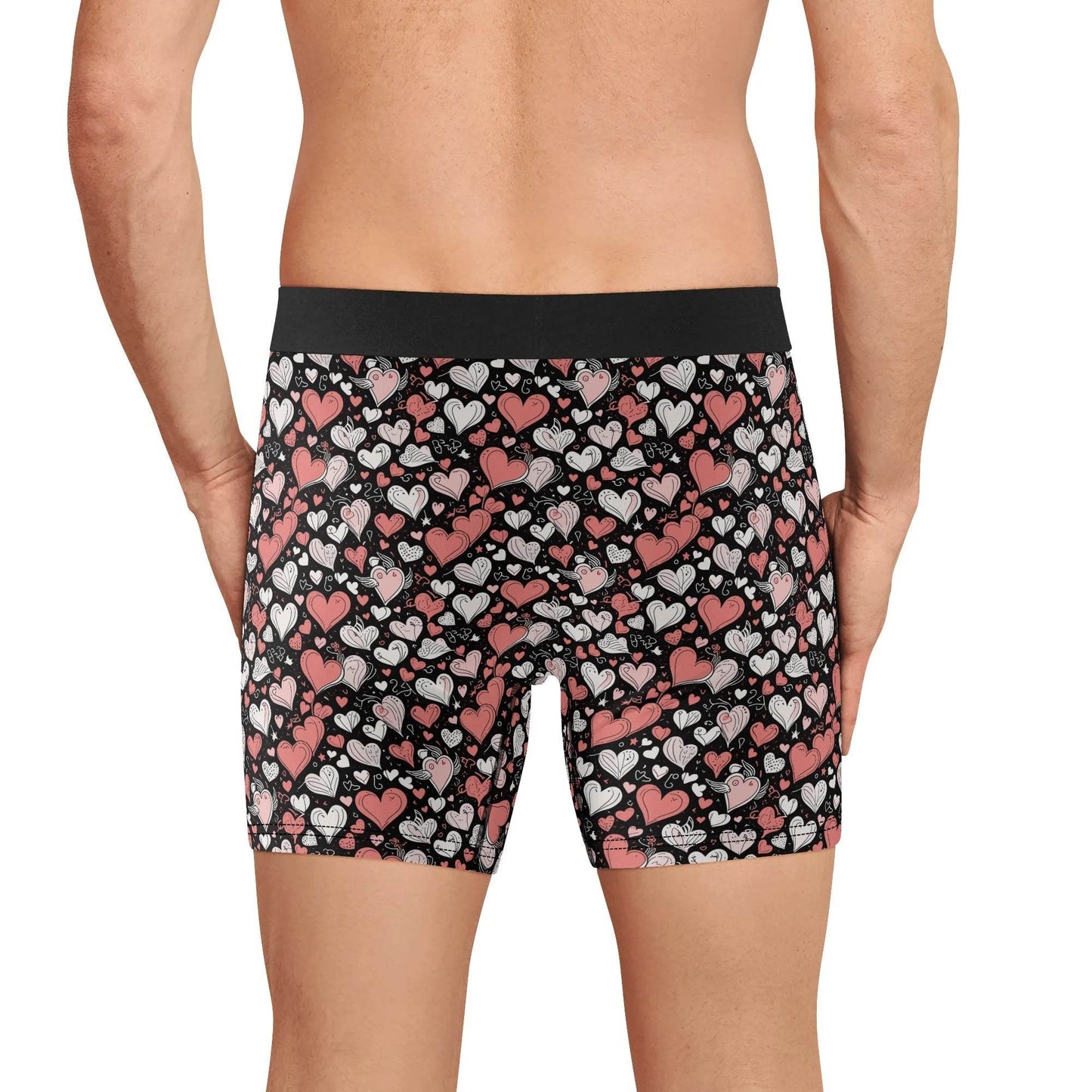 Colorful Hearts Men's Classic Stretch Trunks & Underwear - DeRose Seasonal