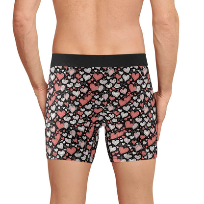 Colorful Hearts Men's Classic Stretch Trunks & Underwear - DeRose Seasonal