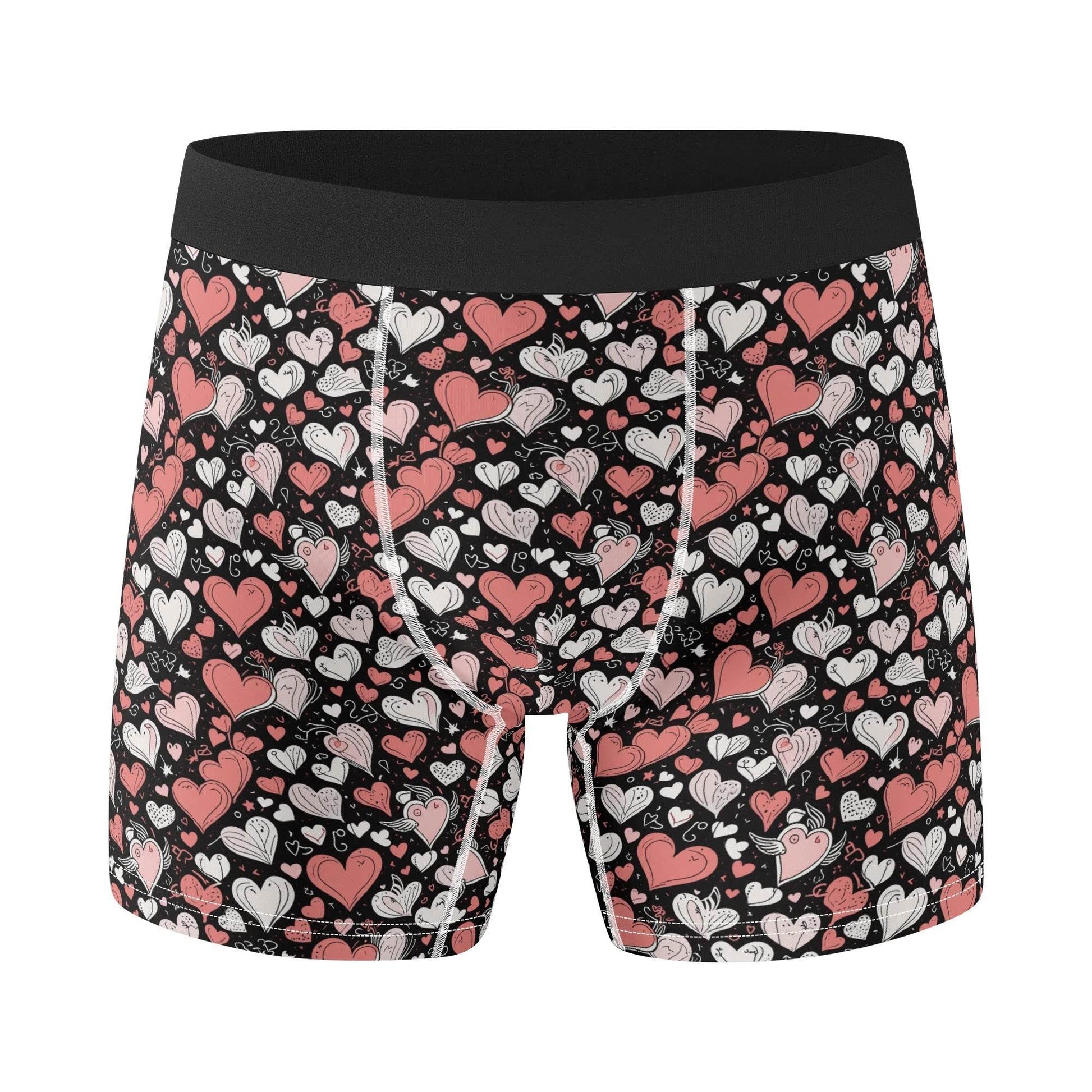 Colorful Hearts Men's Classic Stretch Trunks & Underwear - DeRose Seasonal