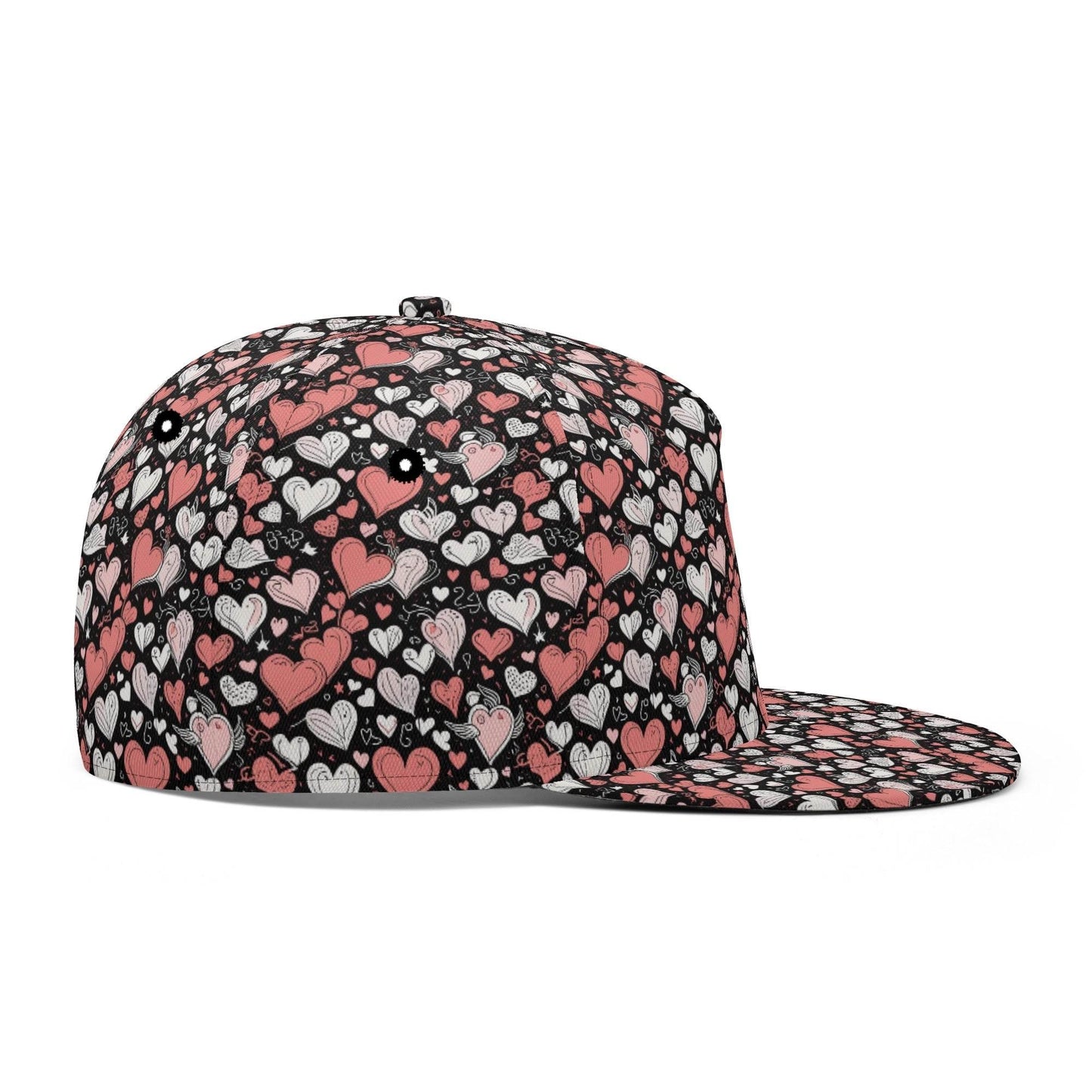 Colorful Hearts Unisex Classic Snapbacks - DeRose Seasonal