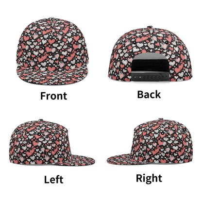Colorful Hearts Unisex Classic Snapbacks - DeRose Seasonal