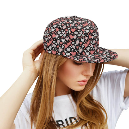 Colorful Hearts Unisex Classic Snapbacks - DeRose Seasonal