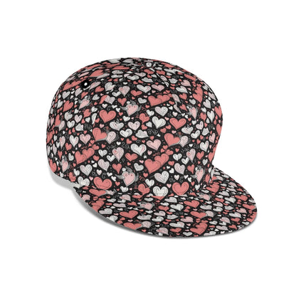 Colorful Hearts Unisex Classic Snapbacks - DeRose Seasonal