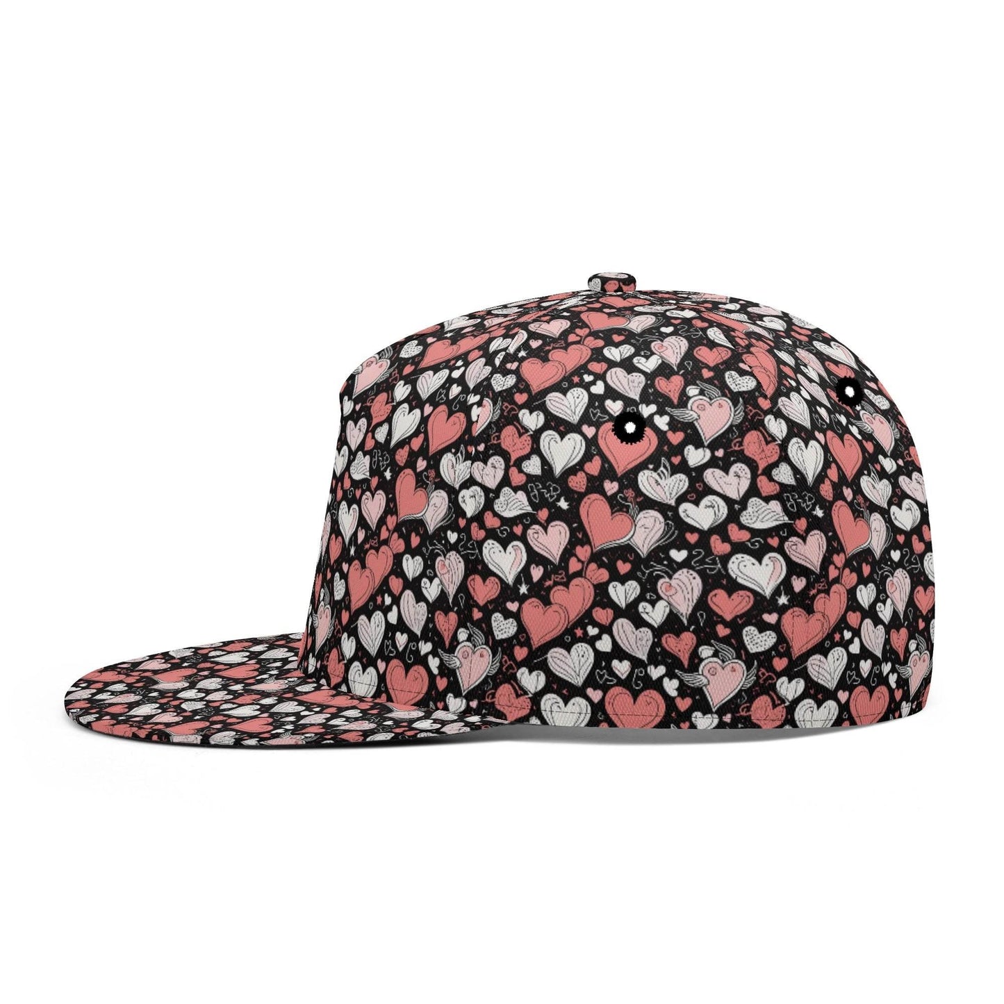 Colorful Hearts Unisex Classic Snapbacks - DeRose Seasonal