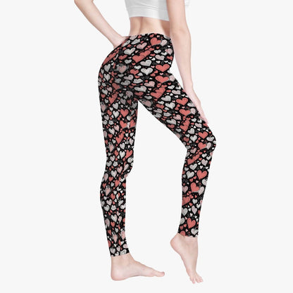 Colorful Hearts Women's Yoga Pants - DeRose Seasonal