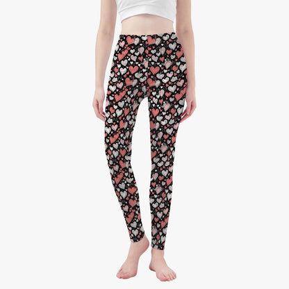 Colorful Hearts Women's Yoga Pants - DeRose Seasonal