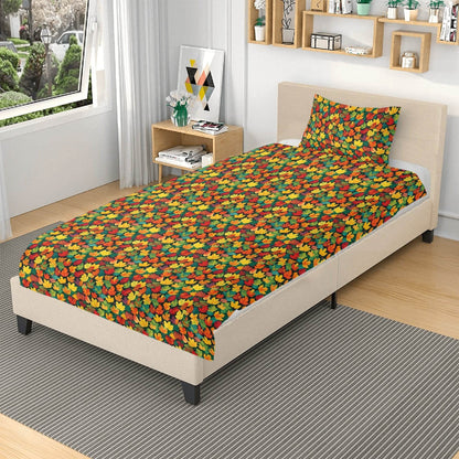 Colorful Leaves 3 Pcs Beddings - DeRose Seasonal