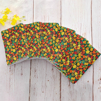 Colorful Leaves Hand Towels (6 Pcs) - DeRose Seasonal