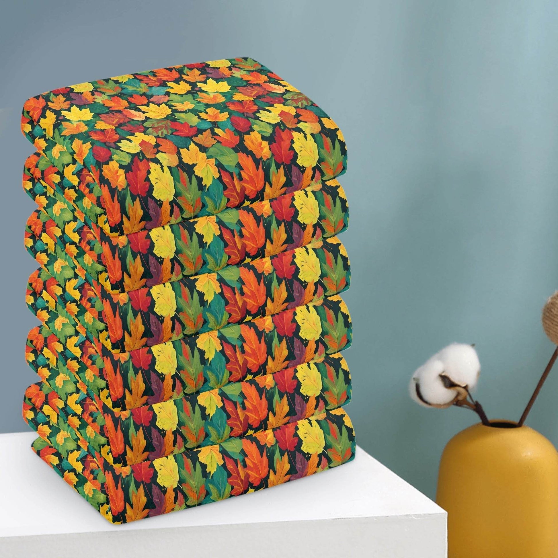 Colorful Leaves Hand Towels (6 Pcs) - DeRose Seasonal