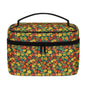 Colorful Leaves Leather Cosmetic Bag - DeRose Seasonal