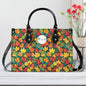 Colorful Leaves Luxury Women Leather Handbag (3 sizes) - DeRose Seasonal