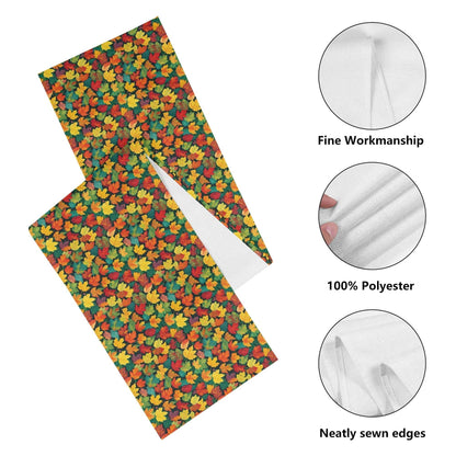 Colorful Leaves Polyester Table Runner - DeRose Seasonal