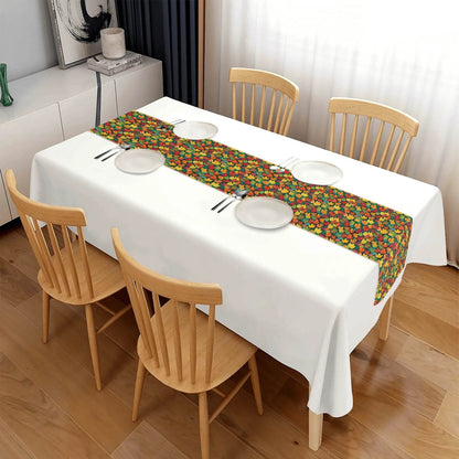 Colorful Leaves Polyester Table Runner - DeRose Seasonal