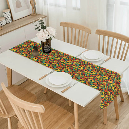Colorful Leaves Polyester Table Runner - DeRose Seasonal