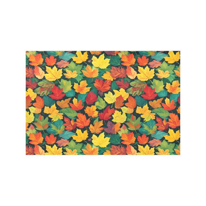 Colorful Leaves Table Placemat (set of 6) Placemats 12" x 18" (Set of 6) DeRose Seasonal