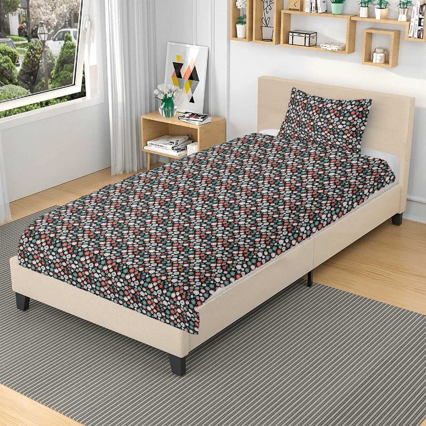 Colorful Ornament 3 Pcs Beddings - DeRose Seasonal