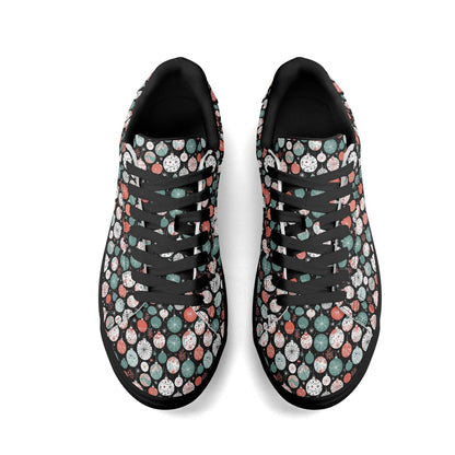 Colorful Ornament Adult Lightweight Brand Low Top Leather Shoes - DeRose Seasonal