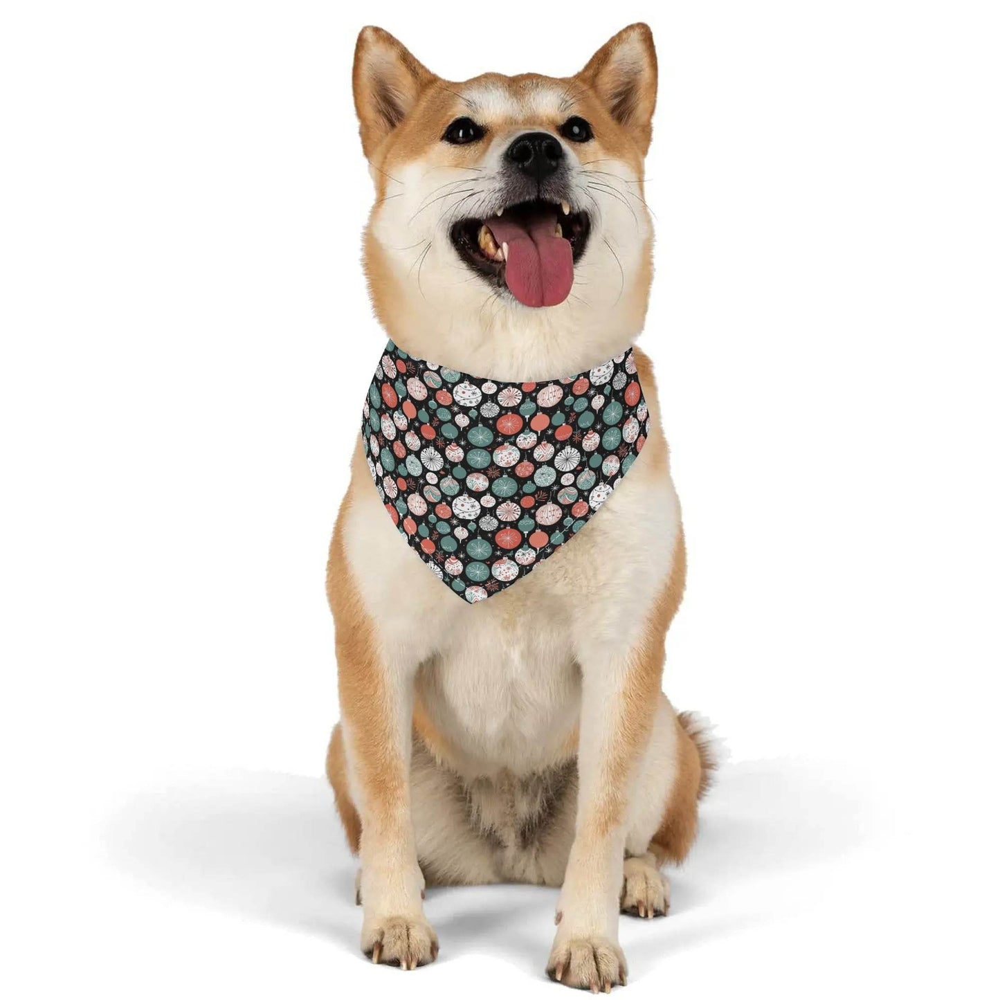 Colorful Ornament Animal Scarf Pet Adjustable Bandanas for Dogs Cats - DeRose Seasonal