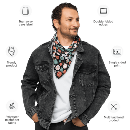 Colorful Ornament Bandana For Pets AND Humans! - DeRose Seasonal