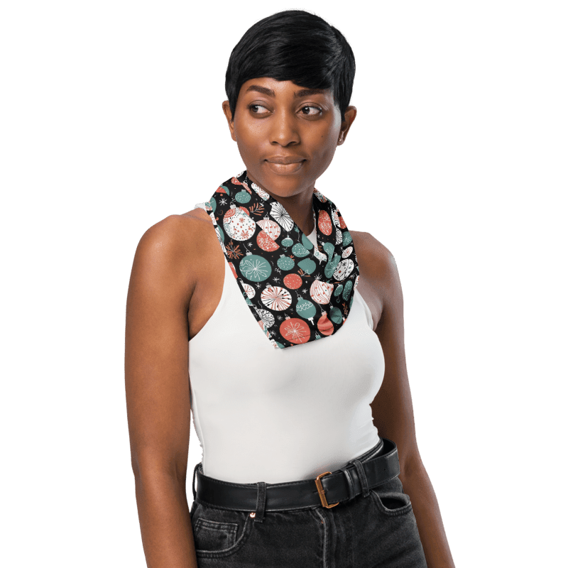 Colorful Ornament Bandana For Pets AND Humans! - DeRose Seasonal