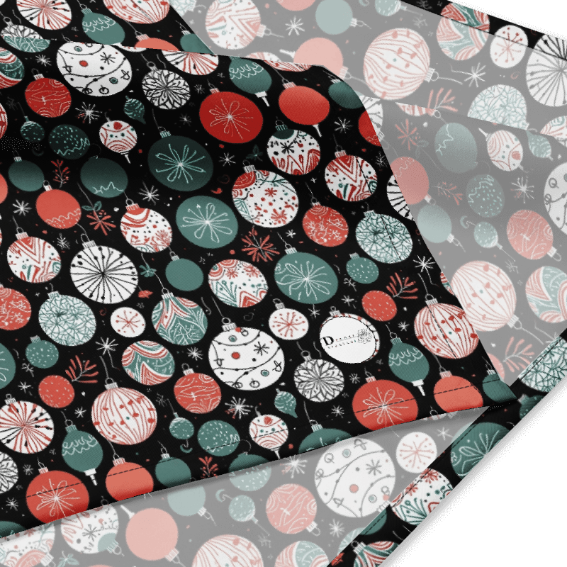Colorful Ornament Bandana For Pets AND Humans! - DeRose Seasonal
