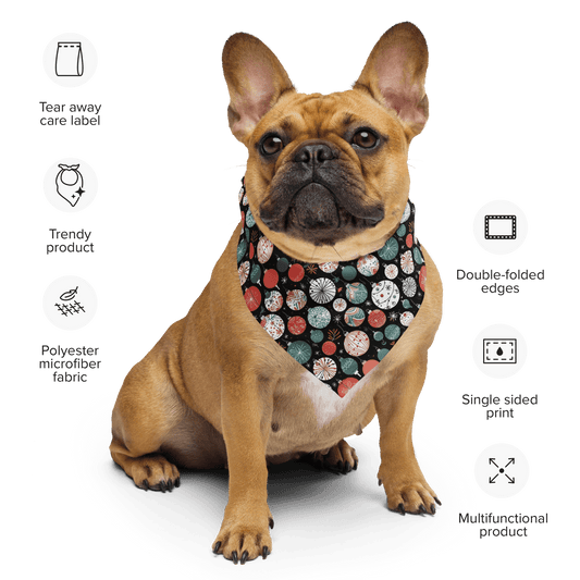 Colorful Ornament Bandana For Pets AND Humans! - DeRose Seasonal