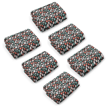 Colorful Ornament Hand Towels (6 Pcs) - DeRose Seasonal