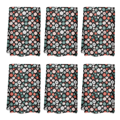 Colorful Ornament Hand Towels (6 Pcs) - DeRose Seasonal