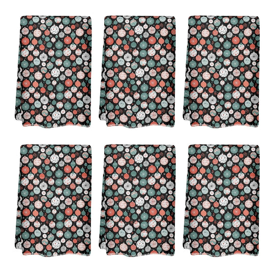 Colorful Ornament Hand Towels (6 Pcs) - DeRose Seasonal