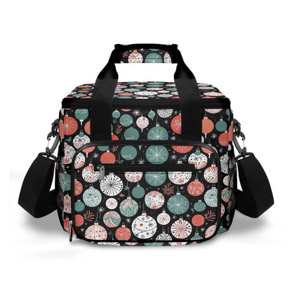 Colorful Ornament Insulated Leakproof Cooler Bag Lunch Box - DeRose Seasonal
