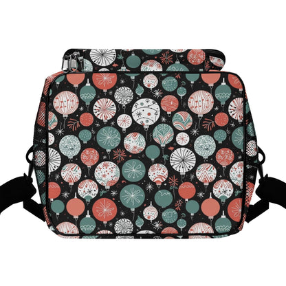 Colorful Ornament Insulated Leakproof Cooler Bag Lunch Box - DeRose Seasonal