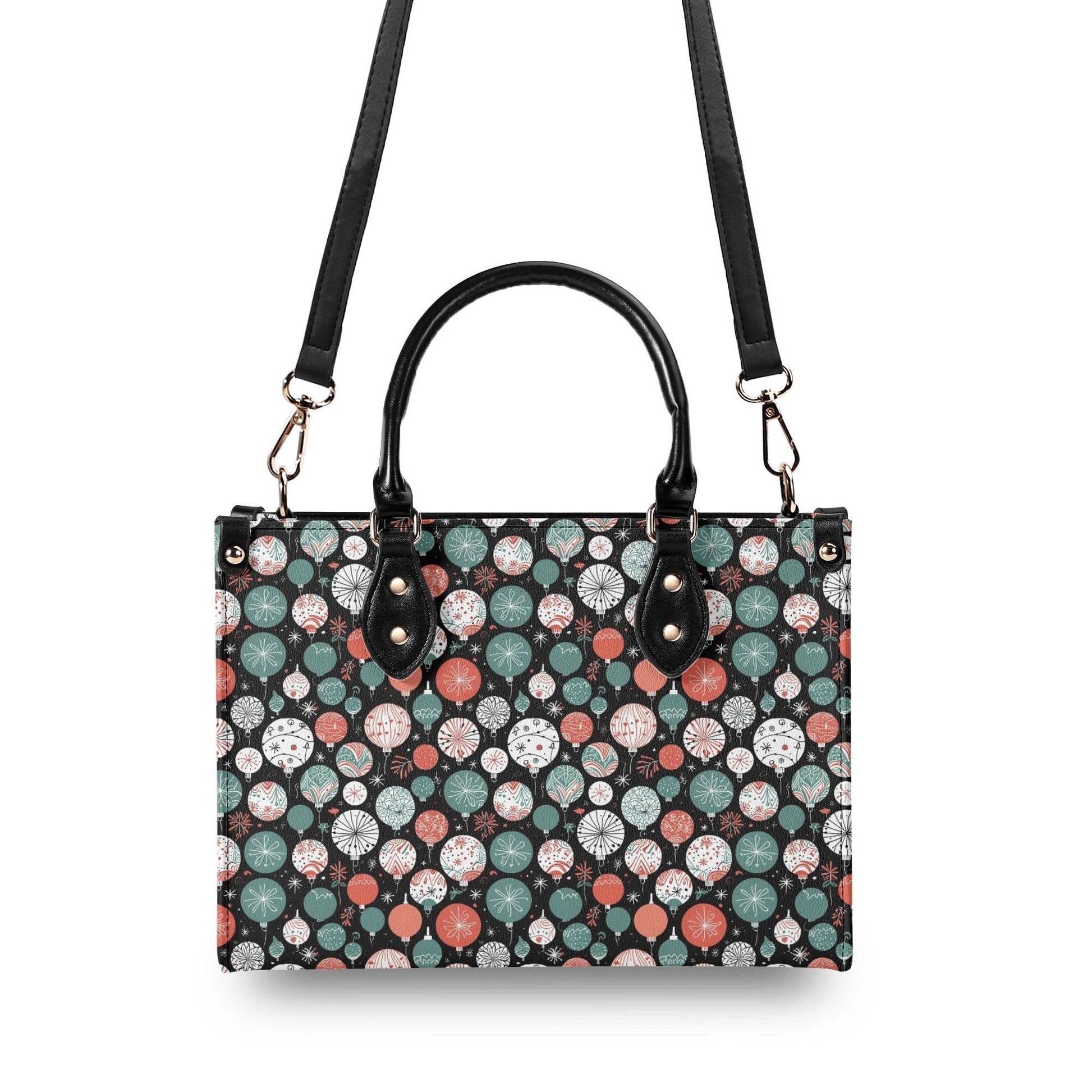 Colorful Ornament Luxury Women Leather Handbag (3 sizes) - DeRose Seasonal