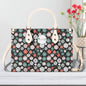 Colorful Ornament Luxury Women Leather Handbag (3 sizes) - DeRose Seasonal