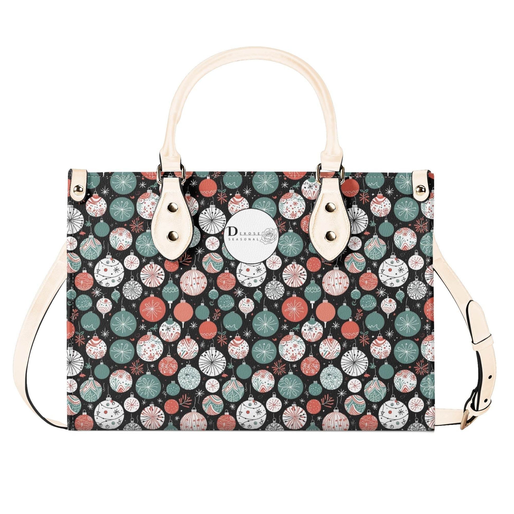 Colorful Ornament Luxury Women Leather Handbag (3 sizes) - DeRose Seasonal