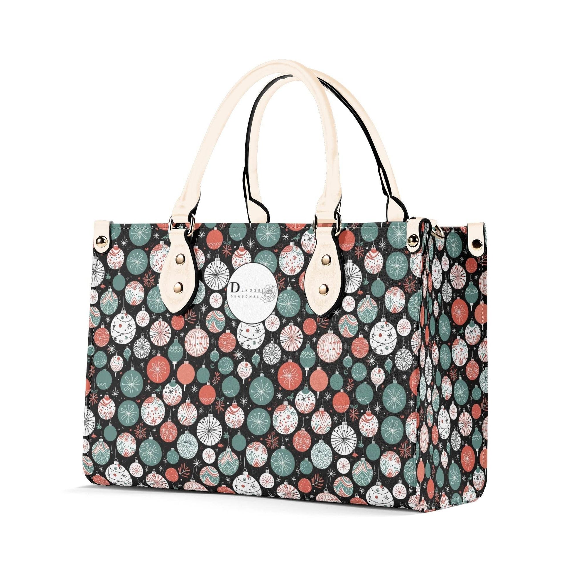 Colorful Ornament Luxury Women Leather Handbag (3 sizes) - DeRose Seasonal