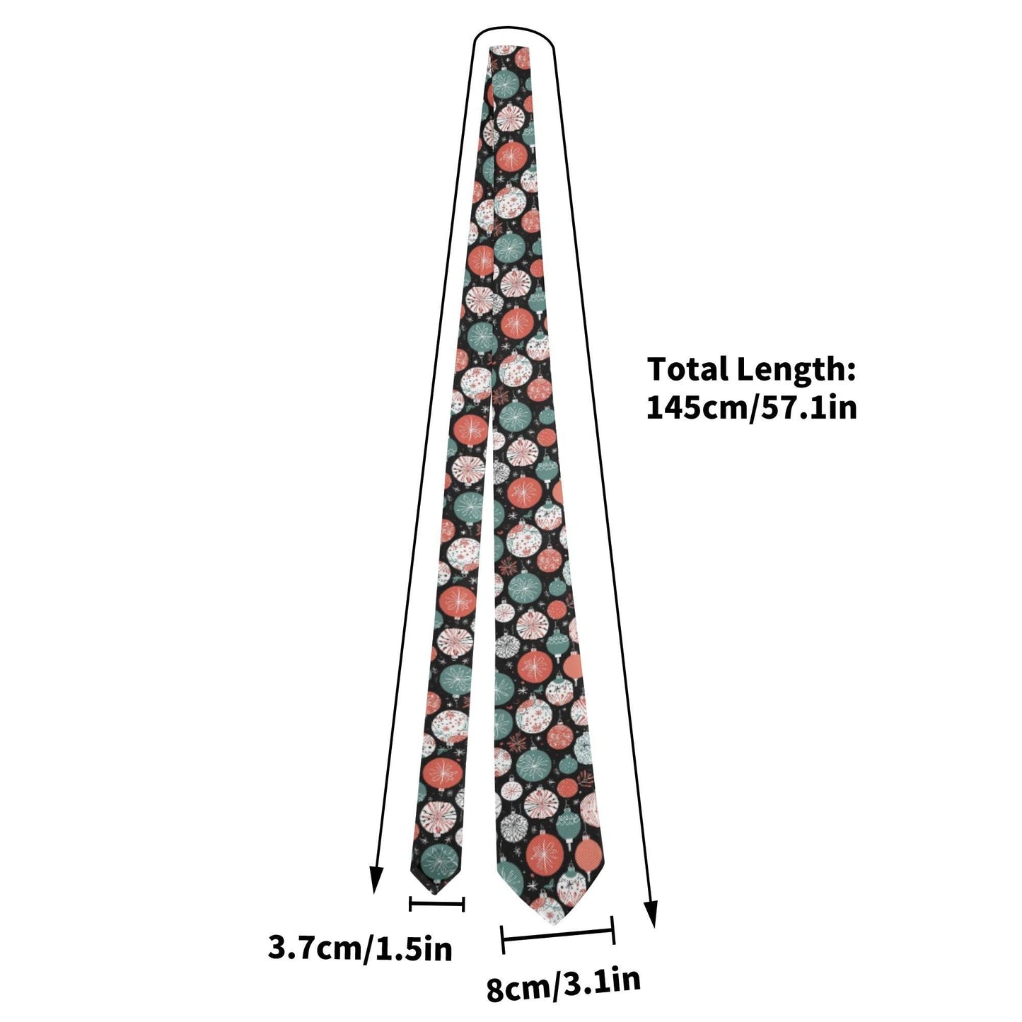 Colorful Ornament Necktie - DeRose Seasonal