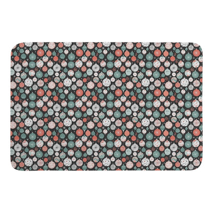 Colorful Ornament Plush Indoor Doormat - DeRose Seasonal
